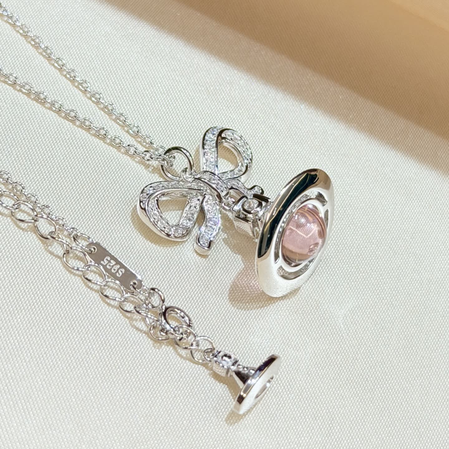 Vivienne Westwood Orb Bow Pendant Necklace